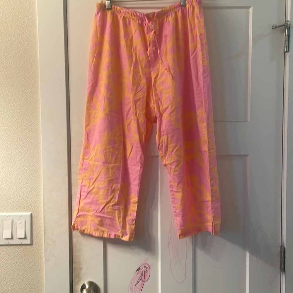 Lilly Pulitzer pajama capri bottoms
